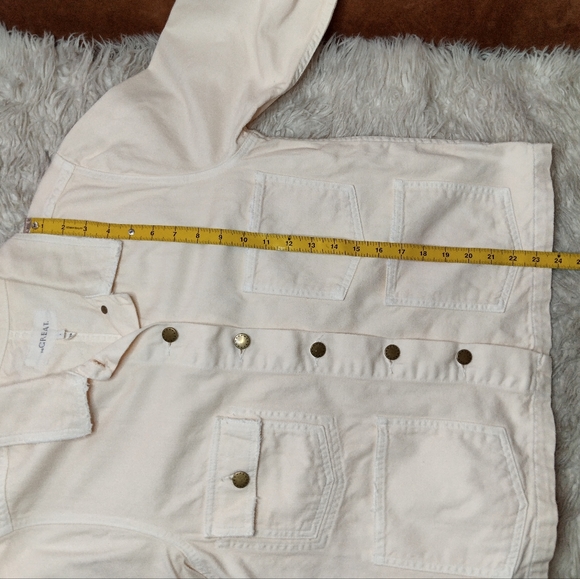 The GREAT. The Shrunken Barn Cream Jacket Size 2 - Picture 16 of 16